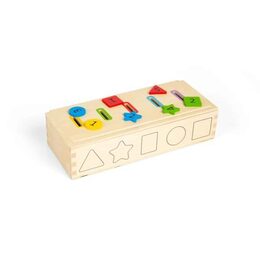 Bigjigs Toys Třídění barev, tvarů a čísel