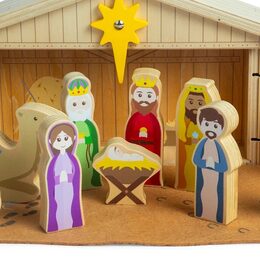 Bigjigs Toys Dřevěný Betlém