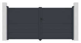 Brána G21 Orlando 350x173 cm dvoukřídlá, antracitová