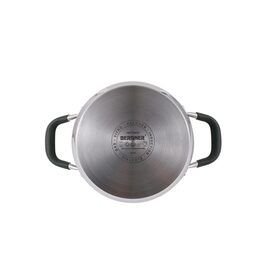 BERGNER Kastrol s poklicí nerez MIDNIGHT 20 cm 2,3 litru BG-32126-MM