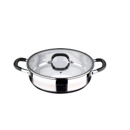 BERGNER Pánev s poklicí nerez MIDNIGHT 28 cm 3,8 litru BG-32128-MM