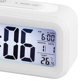 Trevi SLD 3068S/WH Digi. hodiny+budík+kalendář