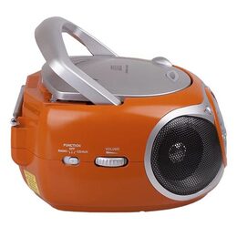 Přehrávač Trevi, CD 512/ORG, přenosný, CD, CDR/RW, FM, LED displej, 230 V/6xC,
barva oranžová