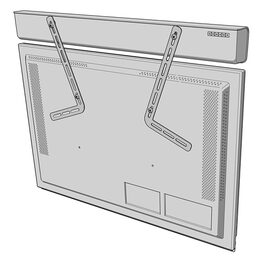 Držák reproduktorů Meliconi, 480514 Sound Bar 1000, 2 ks, zátěž 20 kg