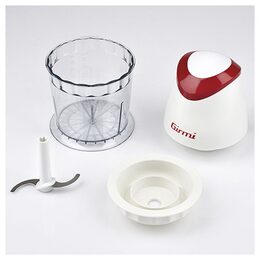 Sekáček potravin Girmi, TR0101 BIANCO, nádoba 500 ml, čepele z nerezové oceli,
350 W