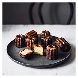 Měděná forma na Canelés de Buyer, 6820.35N, vroubkovaná, průměr 3,5 cm