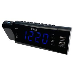 Radiobudík AKAI, ACR-3888, projektor, 1,2" LED displej, AM/FM PLL rádio, 2 x
USB, 100-240 V