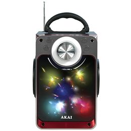 Reproduktor AKAI, CEU-7300BT, přenosný, Bluetooth, FM, USB, mikrofon