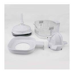 Citrusovač Black+Decker, BXCJ25E, lis na citrusové plody, 350 ml, bílý, 25 W