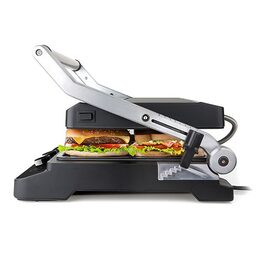 Gril Black+Decker, BXGR2000E, kontaktní, 2 termostaty, dual-zone, LCD displej,