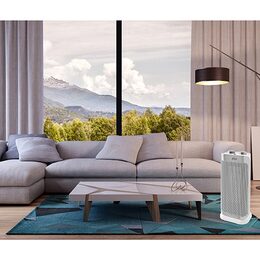 Horkovzdušný ventilátor AGRO, 191070163, BOOGIE PLUS, keramické topné těleso, 2
režimy topení, nastavitelný termostat, otočná základna, och