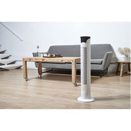 Ventilátor Black+Decker, BXEFT48E, sloupový, 3 rychlosti, časovač, LED displej,