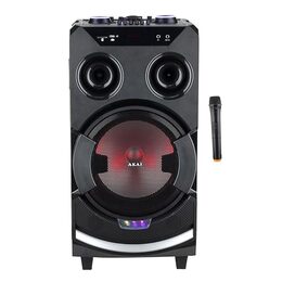 Reproduktor AKAI, ABTS-112, přenosný, LED displej, FM rádio, bezdrátový
mikrofo