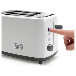 Topinkovač Black+Decker, BXTO820E, 6 nastavení stupňů opékání, 2 široké sloty
3