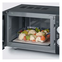 Mikrovlnná trouba Severin, MW 7762, keramické dno, 9 stupňů výkonu, gril, 20 l,
