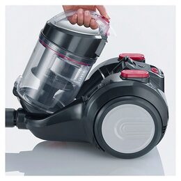 Vysavač Severin, CY 7089, cyklonový, objemný kontejner, regulace sacího výkonu,
filtr HEPA13, 79 dB, 750 W