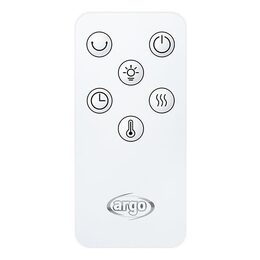 Topný ventilátor ARGO, 191070210 BOBO, keramické topné těleso, časovač, LED
displej, nastavitelný jas, termostat, ovladač, 2 režimy, dvojit