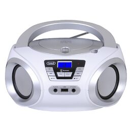 Přehrávač Trevi, CMP 544 WH, přenosný, CD-MP3, CD-RW, FM s RDS, bluetooth, LCD