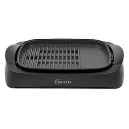 Barbecue gril Girmi, BQ9000, nepřilnavá deska, plocha 40x30 cm, zásobník na sběr
tuku, 2200 W