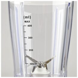 Mixér Girmi, FR0302, stolní, objem 500 ml, 4 čepele z nerezové oceli, pulzní
provoz, 170 W