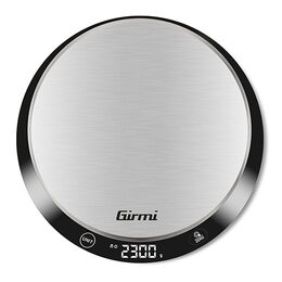 Kuchyňská váha Girmi, PS8400, elektronická, nerezová ocel, displej, funkce Tare,
3 x AAA, 1,5 V
