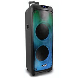 Reproduktor AKAI, Party speaker 1010, přenosný, Bluetooth, LED displej, 100 W
R