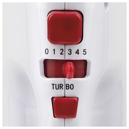 Ruční mixér Girmi, SB4101, rychlostí, Turbo, 400 W, barva bílá/červená