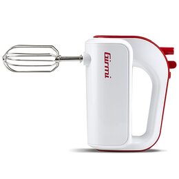 Ruční mixér Girmi, SB0201, 5 rychlostí, Turbo, 170 W, barva bílá/červená