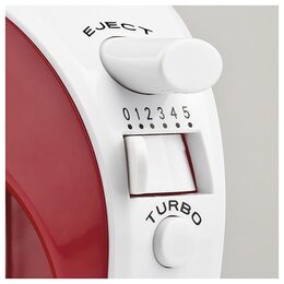Ruční mixér Girmi, SB0202, 5 rychlostí, Turbo, 170 W, barva červená