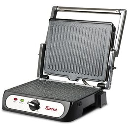 Gril Girmi, BS4100, kontaktní, nepřilnavé desky, regulace teploty, tělo z
nerezové oceli, 2000 W