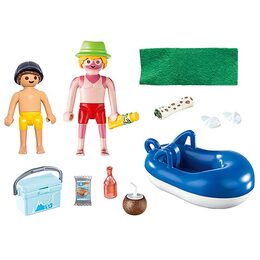 Plavec s kruhem Playmobil, Prázdniny, 18 dílků | 70112