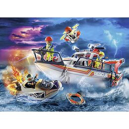 Námořní záchraná služba Playmobil, Záchranáři, 95 dílků | 70140