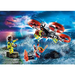 Záchranný dron Playmobil, Záchranáři, 44 dílků | 70143