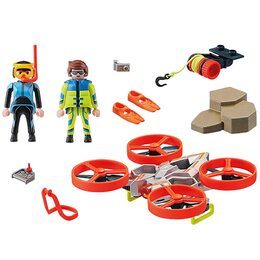 Záchranný dron Playmobil, Záchranáři, 44 dílků | 70143