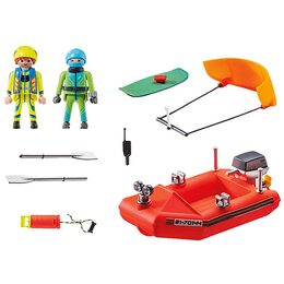 Záchranářský člun Playmobil, Záchranáři, 30 dílků | 70144