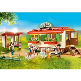 Kemp s maringotkou Playmobil, 149 dílků, 70510