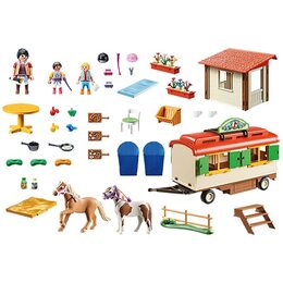 Kemp s maringotkou Playmobil, 149 dílků, 70510