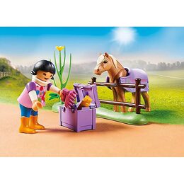 Islandský poník Playmobil, Jezdecký dvůr, 26 dílků, 70514
