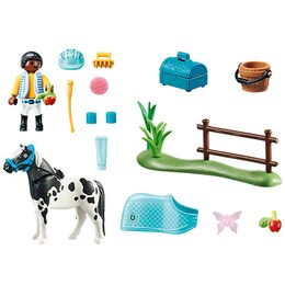 Poník Lewitzer Playmobil, Jezdecký dvůr, 22 dílků | 70515