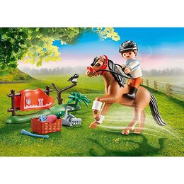 Poník Connemara Playmobil, Jezdecký dvůr, 22 dílků | 70516