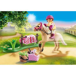 Německý jezdecký poník Playmobil, Jezdecký dvůr, 29 dílků | 70521