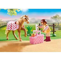 Německý jezdecký poník Playmobil, Jezdecký dvůr, 29 dílků | 70521