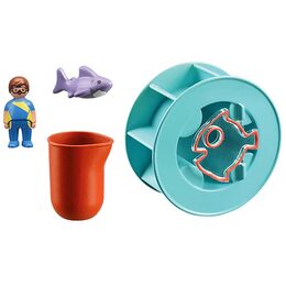 Vodní kolo Playmobil, 1.2.3, 6 dílků | 70636