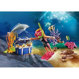 Potápěčka s pokladem Playmobil, Prázdniny, 38 dílků | 70678