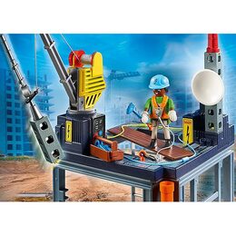 Staveniště s navijákem Playmobil, Stavba, 59 dílků | 70816