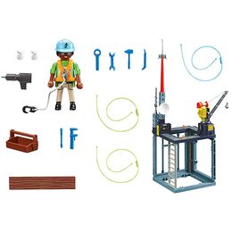 Staveniště s navijákem Playmobil, Stavba, 59 dílků | 70816