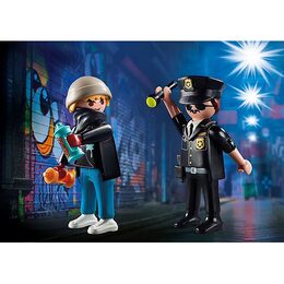 Policista a sprejer Playmobil, Policie, 10 dílků | 70822