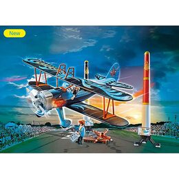 Dvouplošník Fénix Playmobil, Kaskaderská show, 45 dílků, 70831