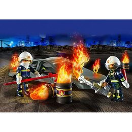 Hasičské cvičení Playmobil, Hasiči, 33 dílků | 70907