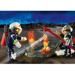 Hasičské cvičení Playmobil, Hasiči, 33 dílků | 70907